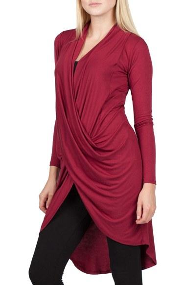 Women's Savi Mom Nara Maternity/nursing Cardigan - Burgundy