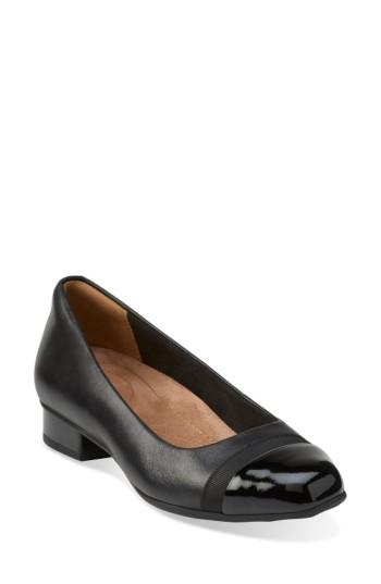 Women's Clarks 'keesha Rosa' Pump .5 Xw - Black