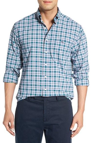Men's Vineyard Vines 'tucker - Lacker' Slim Fit Plaid Sport Shirt