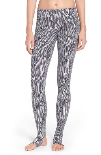 Women's New Balance Foiled Stirrup Tights - Metallic