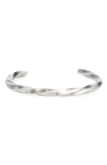 Men's Cause & Effect Sterling Silver Cuff Bracelet