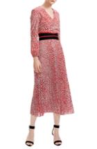 Women's Maje Romilda Leopard Print Midi Dress