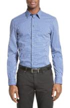 Men's Armani Collezioni Trim Fit Gingham Sport Shirt - None