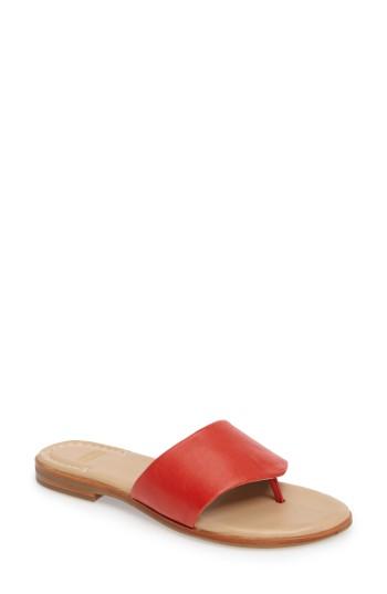 Women's Johnston & Murphy Raney Flip Flop .5 M - Red