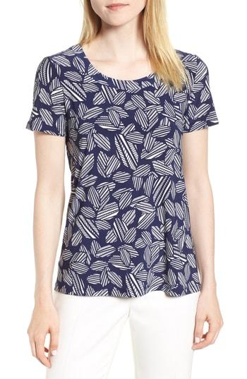 Women's Anne Klein High/low Tee - Blue
