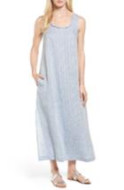 Women's Caslon Stripe Linen Maxi Dress
