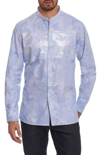 Men's Robert Graham Be Heard Limited Edition Classic Fit Sport Shirt - Blue