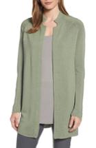 Women's Eileen Fisher Long Tencel Knit Jacket, Size - Green
