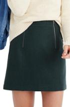 Women's Madewell Uptown Zip Miniskirt - Green