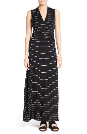 Women's Vince Camuto Stripe Maxi Dress - Black
