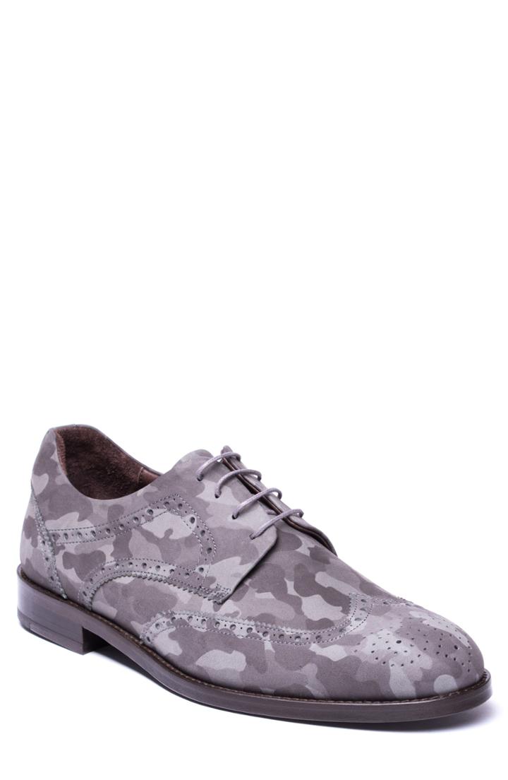 Men's Jared Lang Caleb Camo Wingtip Derby