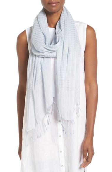 Women's Eileen Fisher Airy Linen Blend Scarf