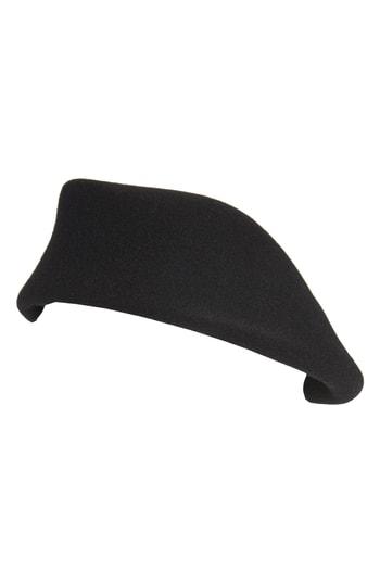 Women's Clyde Sazy Wool Felt Sculpted Beret - Black