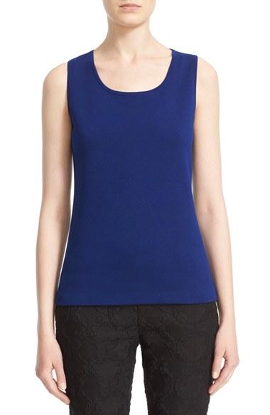 Women's St. John Collection Milano Knit Contour Shell
