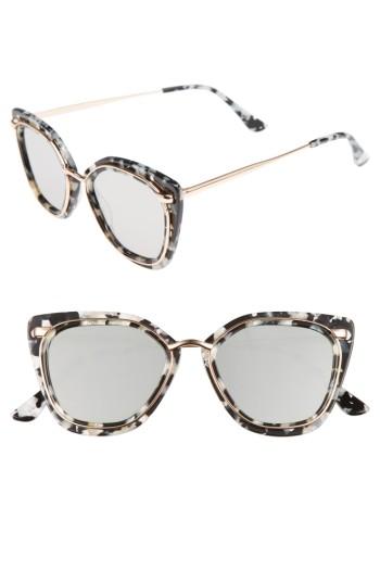 Women's Bonnie Clyde Temple 52mm Sunglasses - Purple Tortoise
