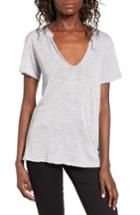 Women's Pst By Project Social T Raw Edge Tee - Grey