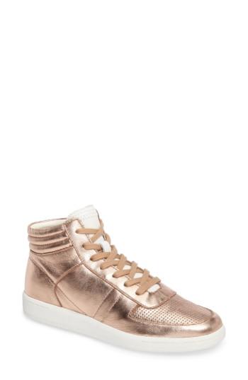 Women's Dolce Vita Nate High Top Sneaker M - Metallic