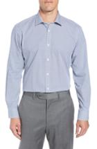 Men's Ted Baker London Maratha Trim Fit Print Dress Shirt .5 - 32/33 - White
