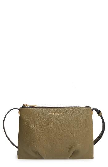Marc Jacobs The Standard Leather Crossbody Bag - Green