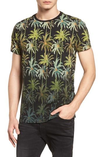 Men's Scotch & Soda The Poolside Print T-shirt - Black