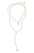 Women's Panacea Layered Stone Y-necklace