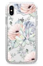 Casetify Pretty Succulents Iphone X Case - Pink