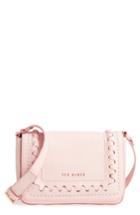 Ted Baker London Tippi Leather Crossbody Bag - Pink