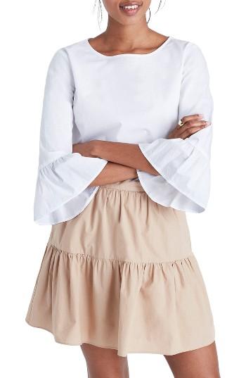 Women's Madewell Bell Sleeve Popover Shirt