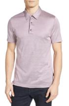 Men's Pal Zileri Silk Blend Pique Polo