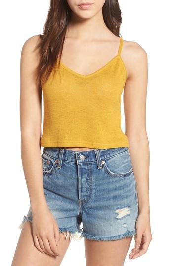Women's Somedays Lovin Heat Rising Crop Camisole - Yellow