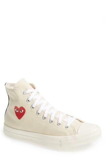 Men's Comme Des Garcons Play High Top Sneaker