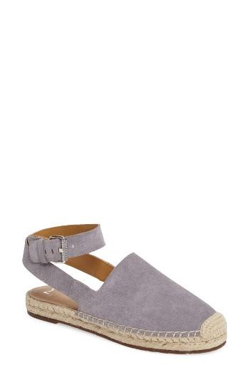Women's Marc Fisher D Nuri Ankle Strap Espadrille Flat