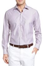Men's Peter Millar Hilo Regular Fit Stripe Sport Shirt - Red