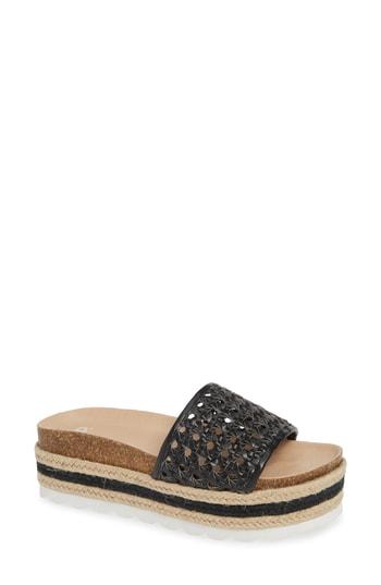 Women's Bp. Tandy Platform Slide Sandal M - Black