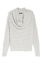 Women's Michael Lauren Oversize Turtleneck Sweater - Grey