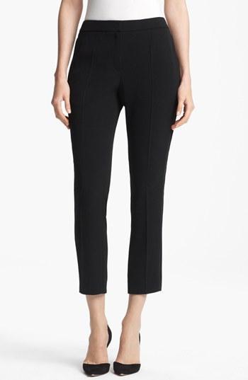 Escada Slim Crop Pants Womens Black Size 8 Us / 38 De