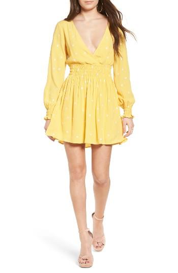 Women's For Love & Lemons Chiquita Minidress - Yellow