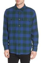 Men's Obey Trent Check Woven Shirt - Blue