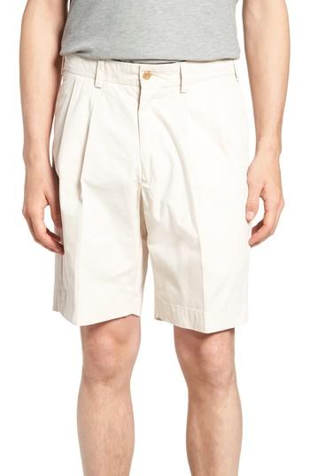 Men's Bills Khakis M2 Classic Fit Pleated Tropical Cotton Poplin Shorts