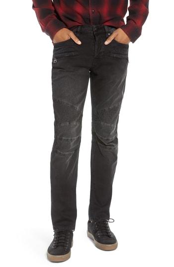 Men's Hudson Blinder Biker Skinny Fit Corduroy Pants - Black