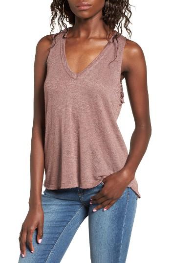 Women's Pst By Project Social T Raw Edge Tank - Purple