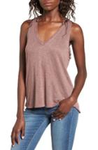 Women's Pst By Project Social T Raw Edge Tank - Purple