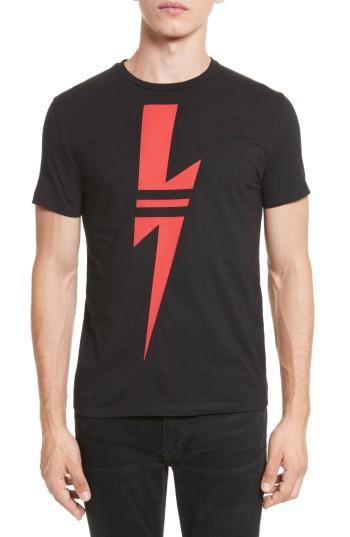 Men's Neil Barrett New Thunderbolt Graphic T-shirt