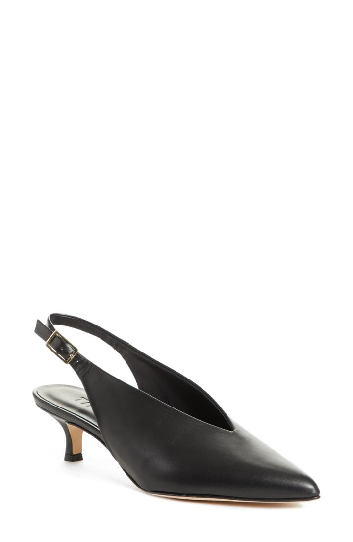 Women's Tibi Lia Slingback Pump Us / 38eu - Black