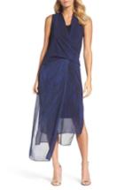 Women's Nic+zoe Blue Streaks Midi Dress - Blue