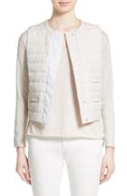 Women's Fabiana Filippi Down Puffer Vest Us / 40 It - Ivory