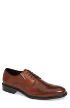 Men's Kenneth Cole New York Garner Cap Toe Derby M - Brown