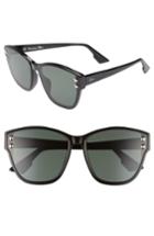 Women's Dior Addict 62mm Special Fit Cat Eye Sunglasses - Black