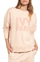 Women's Ivy Park Logo Sweatshirt, Size - Pink