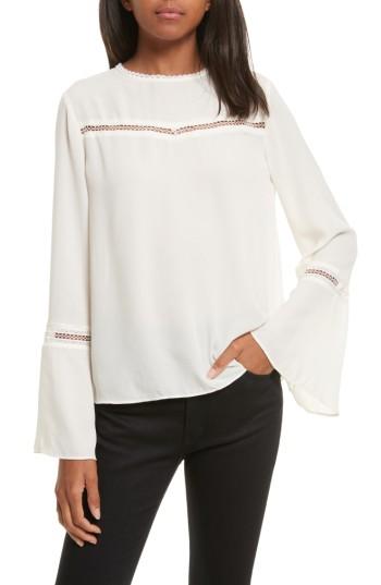 Women's Rebecca Minkoff Chava Bell Sleeve Top - White